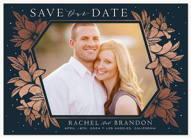 Ornate Foliage  Save the Date Cards