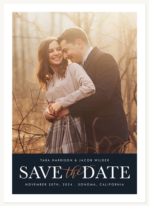 Modern Romance Save the Date Cards