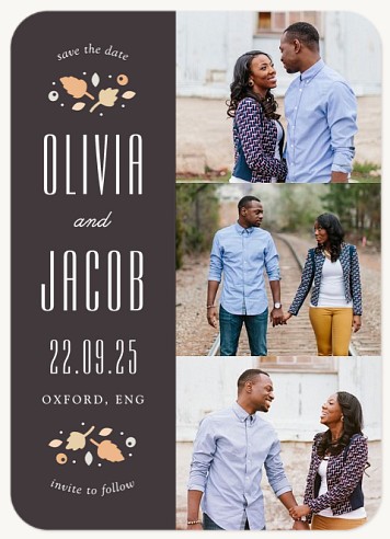 Splendid Foliage Save the Date Cards