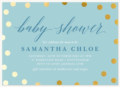 Delightfully Charming Baby Shower Invites