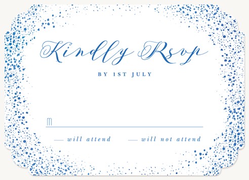 Dewdrop Dreams Wedding RSVP Cards
