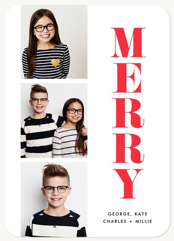 Stack Full of Merry Christmas Cards
