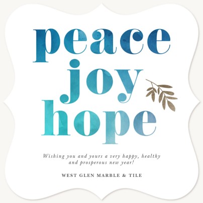 Peaceful Waters Christmas Cards for Business