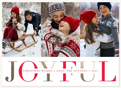 Joyful Grandeur Christmas Cards