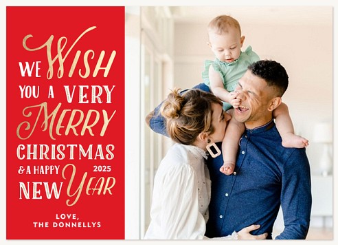 Radiant Wishes Christmas Cards