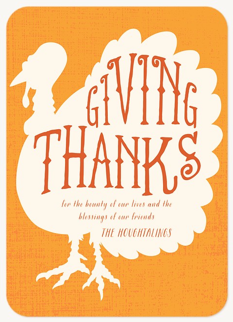 Thankful Feast Thanksgiving Cards