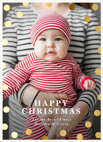 Luxe Dots Christmas Cards