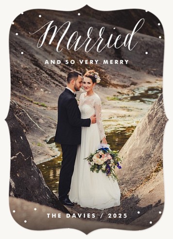 Elegant Snow Christmas Cards