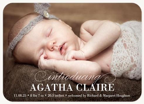 Gentle Lullaby Baby Announcements