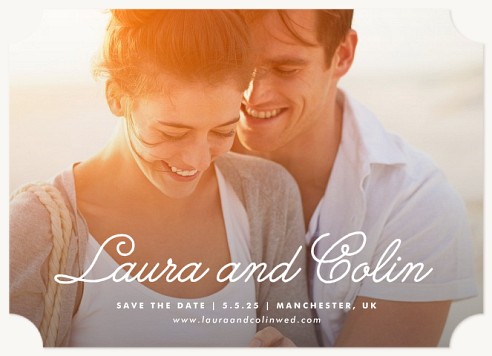 Delightful Ringlets Save the Date Cards
