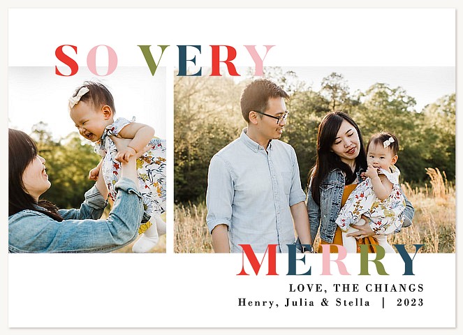 Merry Tidings Personalized Holiday Cards