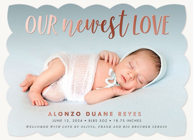 Newest Love Baby Announcements