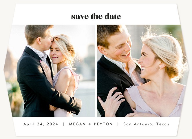 Simplified Save the Date Cards