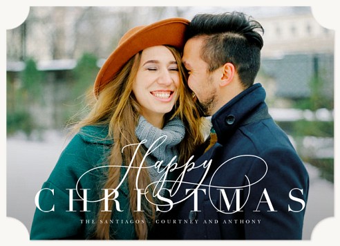 Dancing Script Christmas Cards