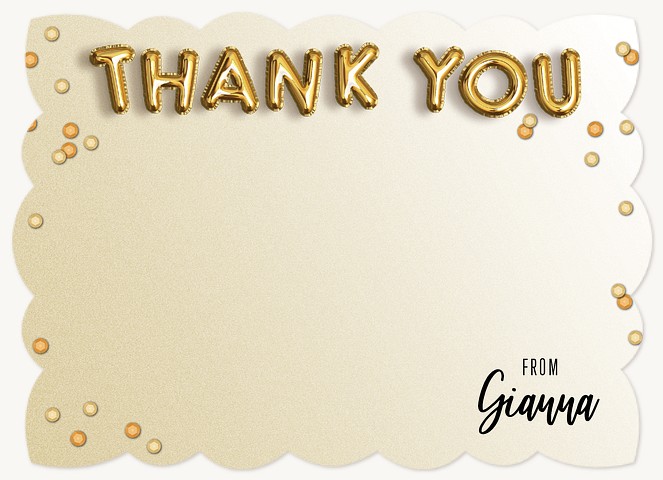 Gratitude Balloons Thank You Cards 