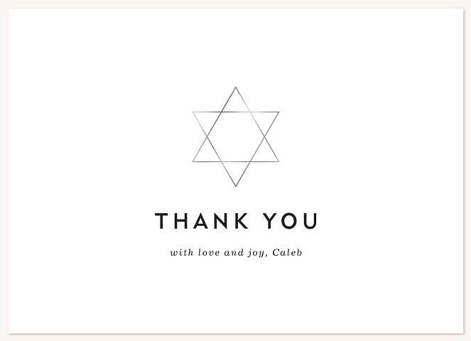 Classic Star Thank You Cards 