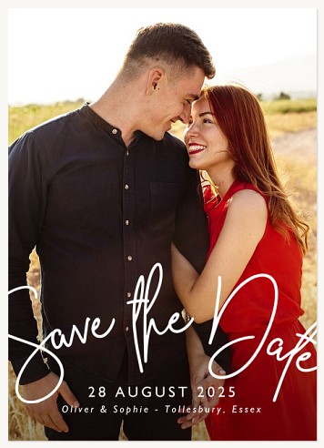 Playful Arc Save the Date Cards