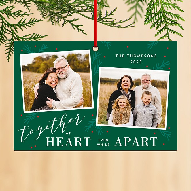 Together at Heart Personalized Ornaments