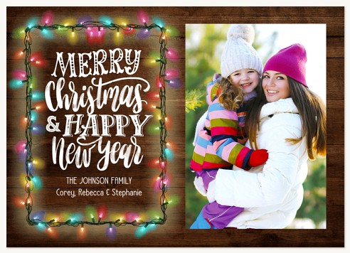 Twinkling Lights Christmas Cards