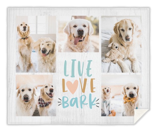 Live, Love, Bark Custom Blankets Live, Love, Bark Custom Blankets