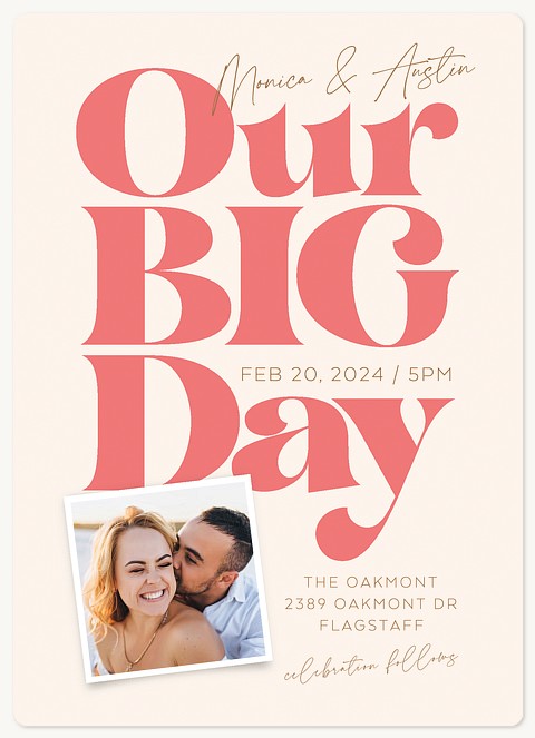 Big Day Save the Date Magnets