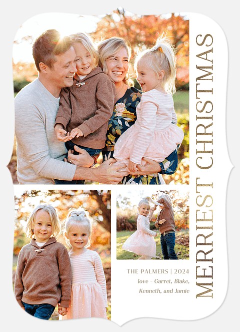Classic Collage Holiday Photo Cards
