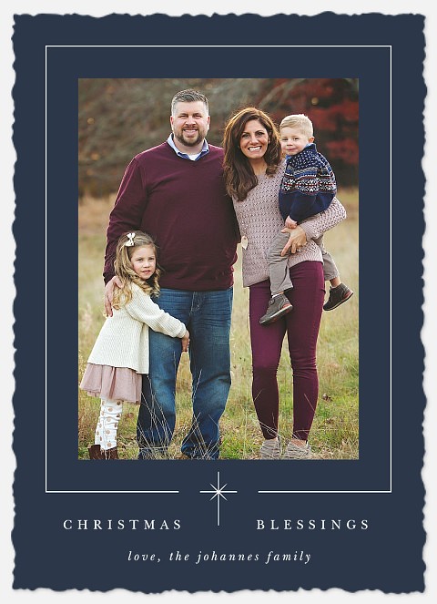 Starry Blessings Holiday Photo Cards