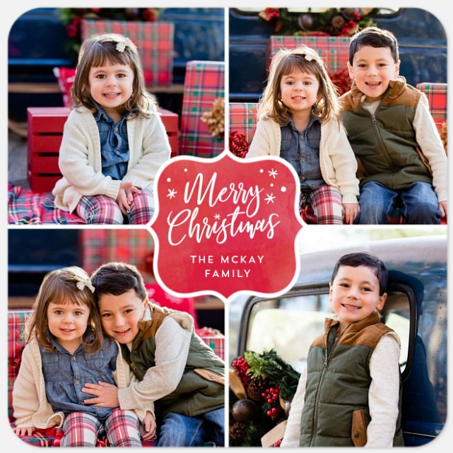 Holiday Quartet Holiday Photo Cards