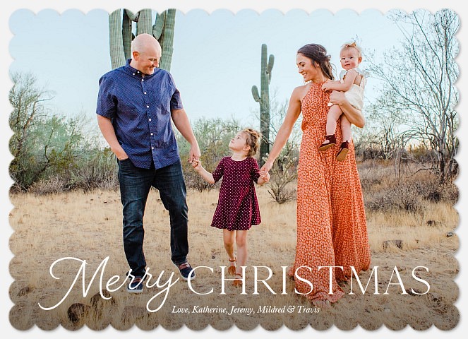 Traditional Greetings Holiday Photo Cards