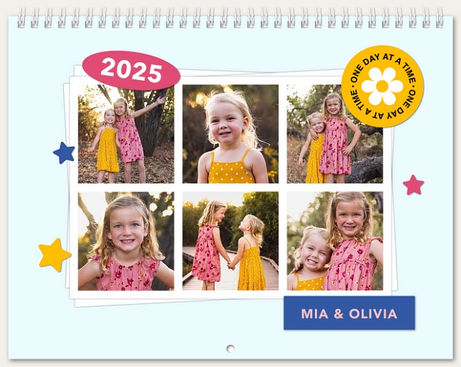 Playful Scrapbook Calendar Personalized Photo Calendars