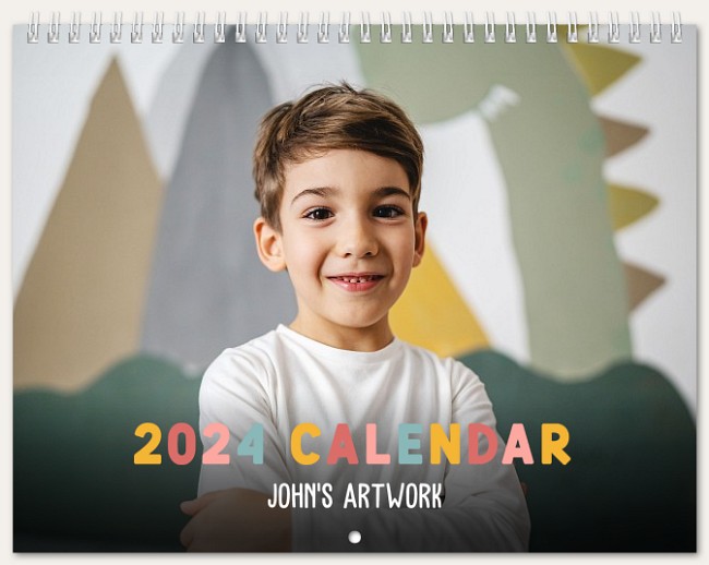 Colorful Mix Calendar Personalized Photo Calendars