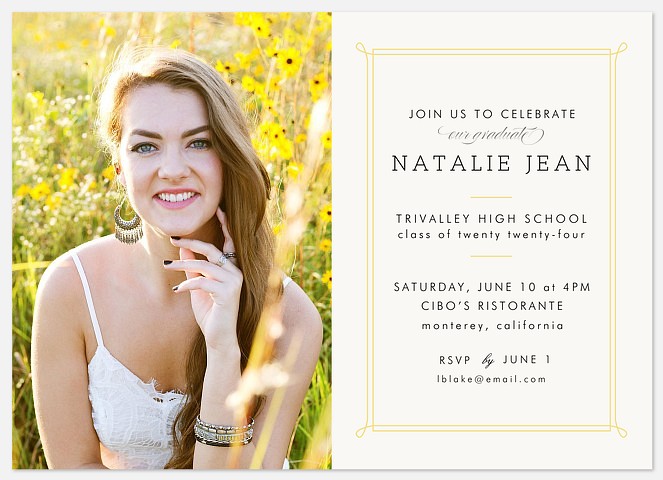 Canary Classic Graduation Cards