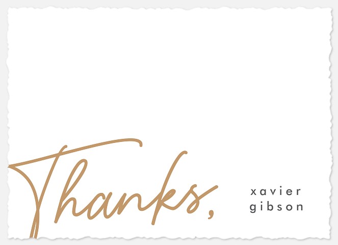 Statement Script Thank You Cards 