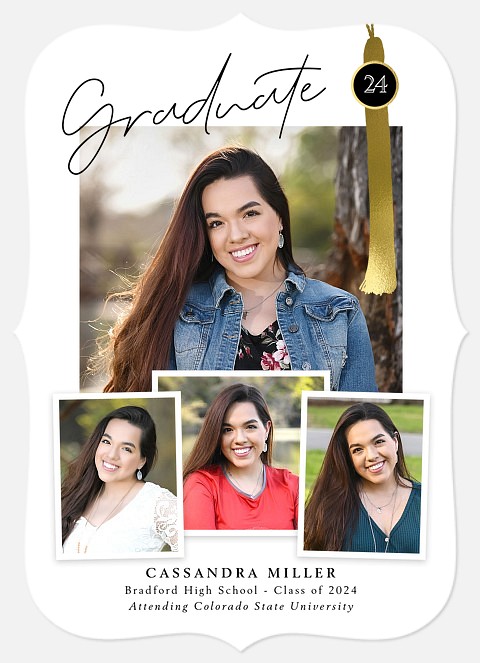 Festive Tassel Graduation Cards