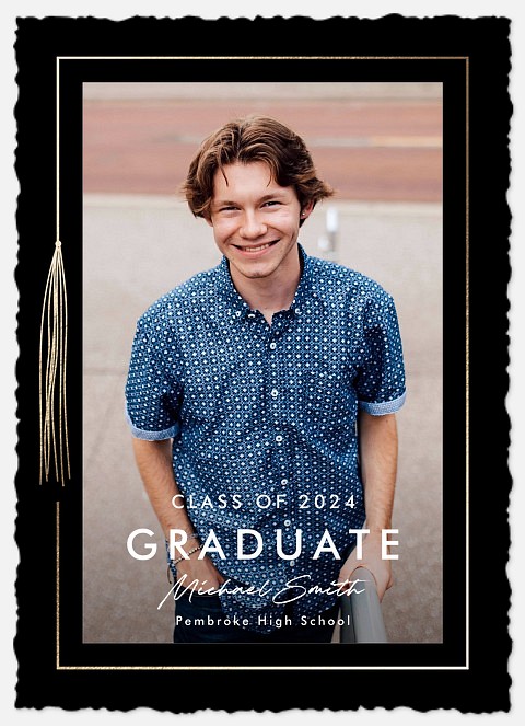 Elegant Tassel Graduation Cards