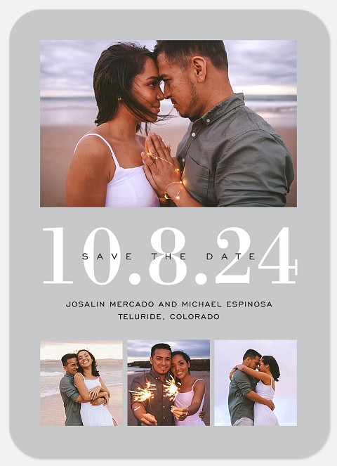 Tastefully Modern Save the Date Photo Cards