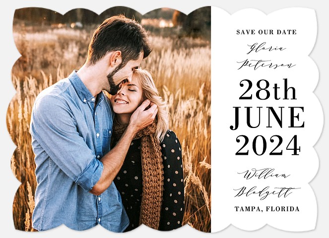 Modern Mix Save the Date Photo Cards