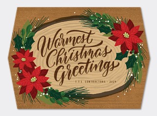 Yule Log Card