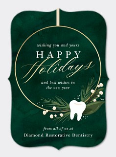 Dentist Wreath Card