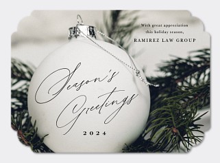 Elegant Ornament Card