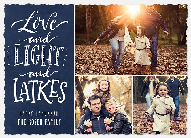 Lots of Light Hanukkah Photo Cards