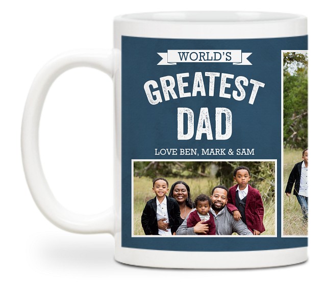 A Father's Greatness Custom Mugs