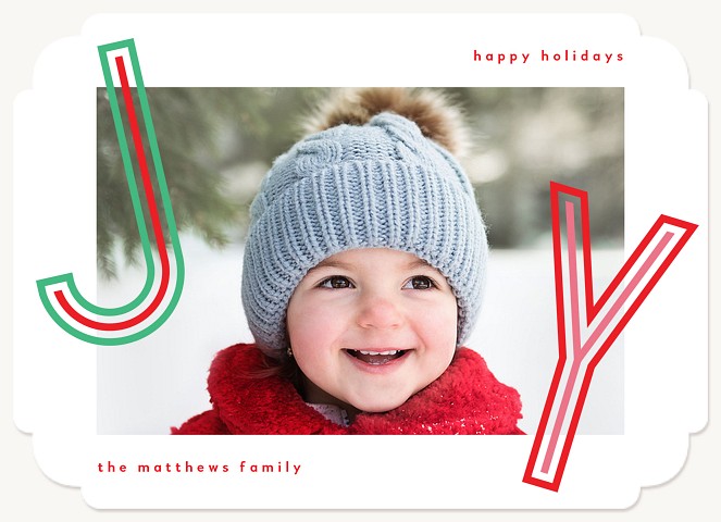 Jumping Joy Personalized Holiday Cards