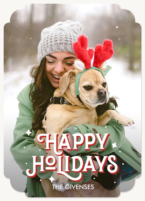 Eclectic Holiday Personalized Holiday Cards