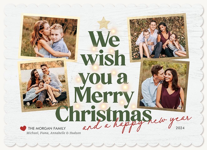 Oh Christmas Tree Personalized Holiday Cards