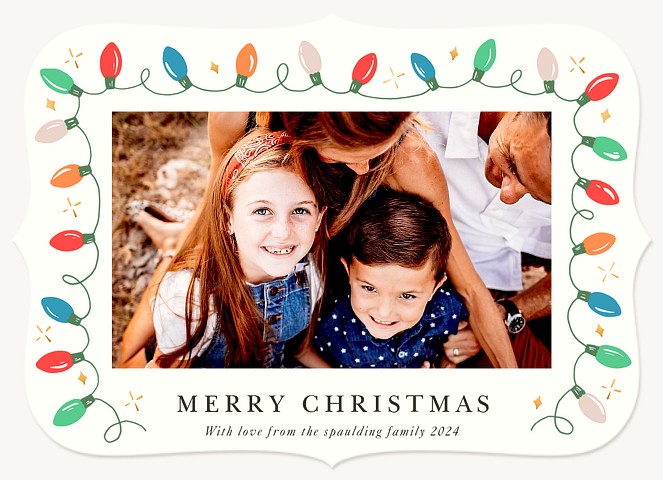 Lovely Lights Personalized Holiday Cards