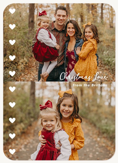 Christmas Love Personalized Holiday Cards