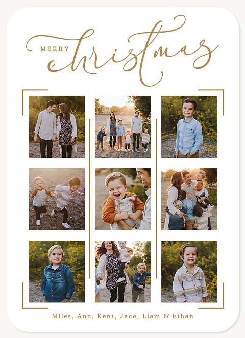 Scripted Gallery Personalized Holiday Cards