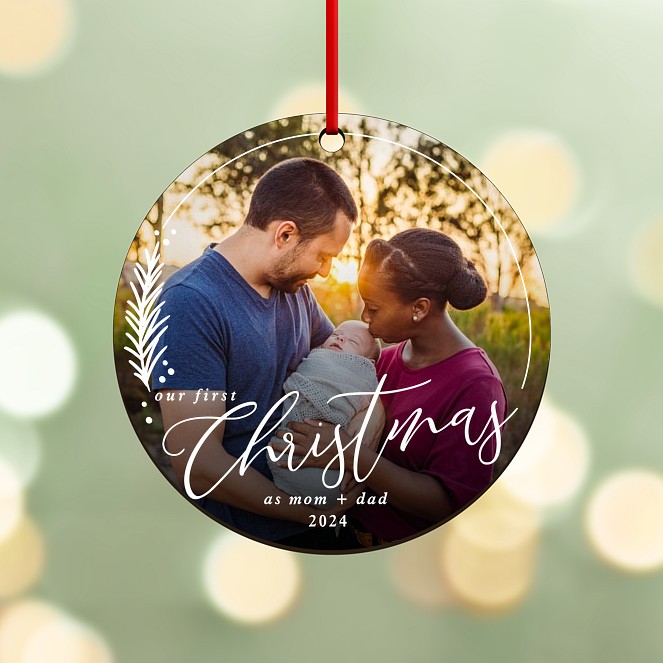 Christmas Sprig Personalized Ornaments