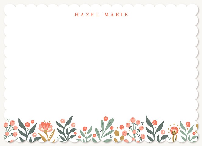 Spring Blooms Stationery